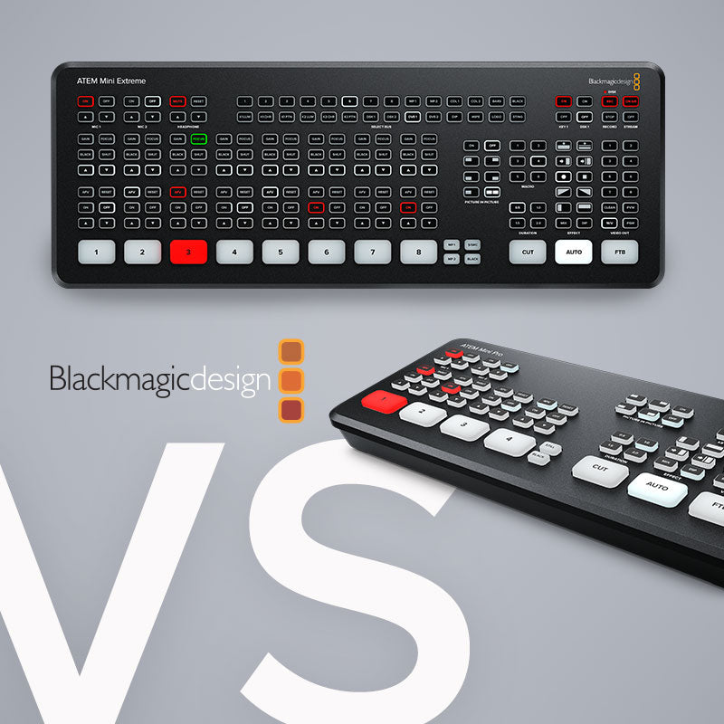 Blackmagic Design ATEM Mini Extreme vs ATEM Mini Pro