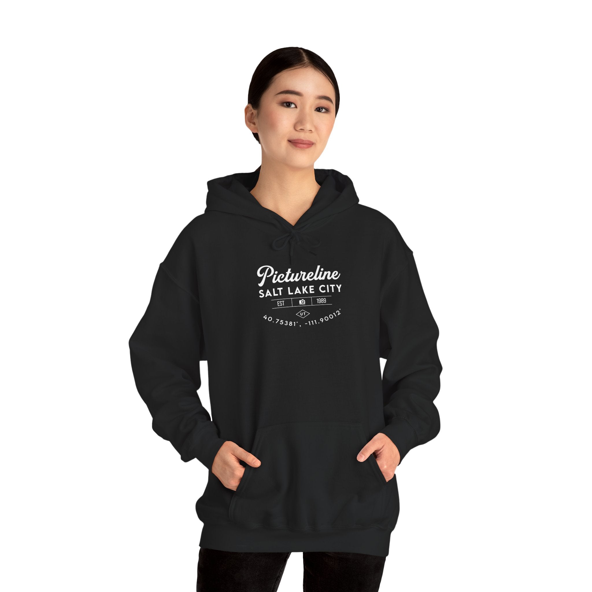 Old School Pictureline Unisex Hooded Sweatshirt (Front Design)