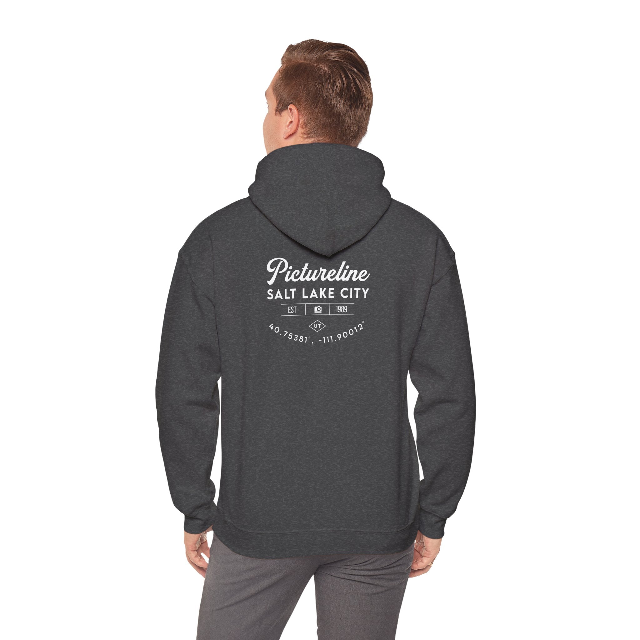 Old School Pictureline Unisex Hooded Sweatshirt (Back)