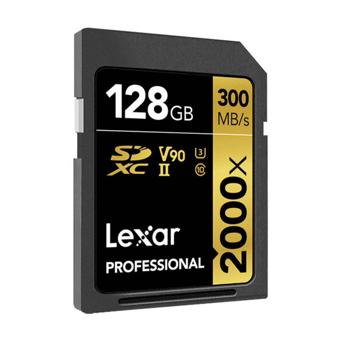Lexar 128GB Professional 2000x UHS-II SDXC (V90) Memory Card (2 - Pack)