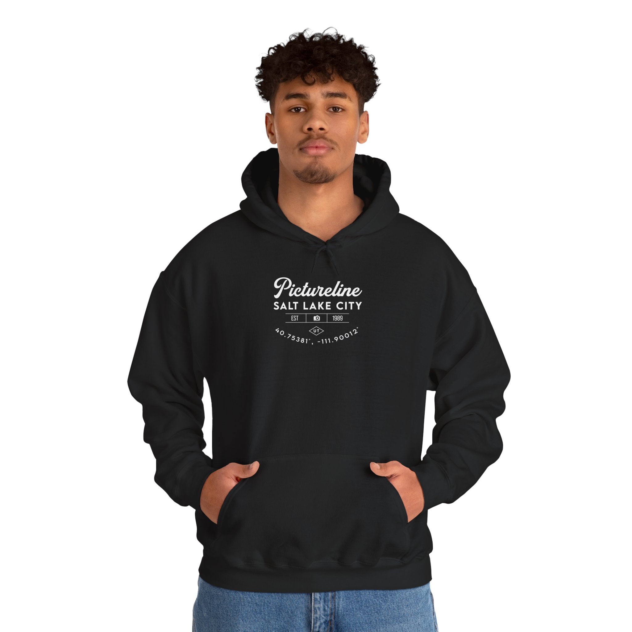 Old School Pictureline Unisex Hooded Sweatshirt (Front Design)