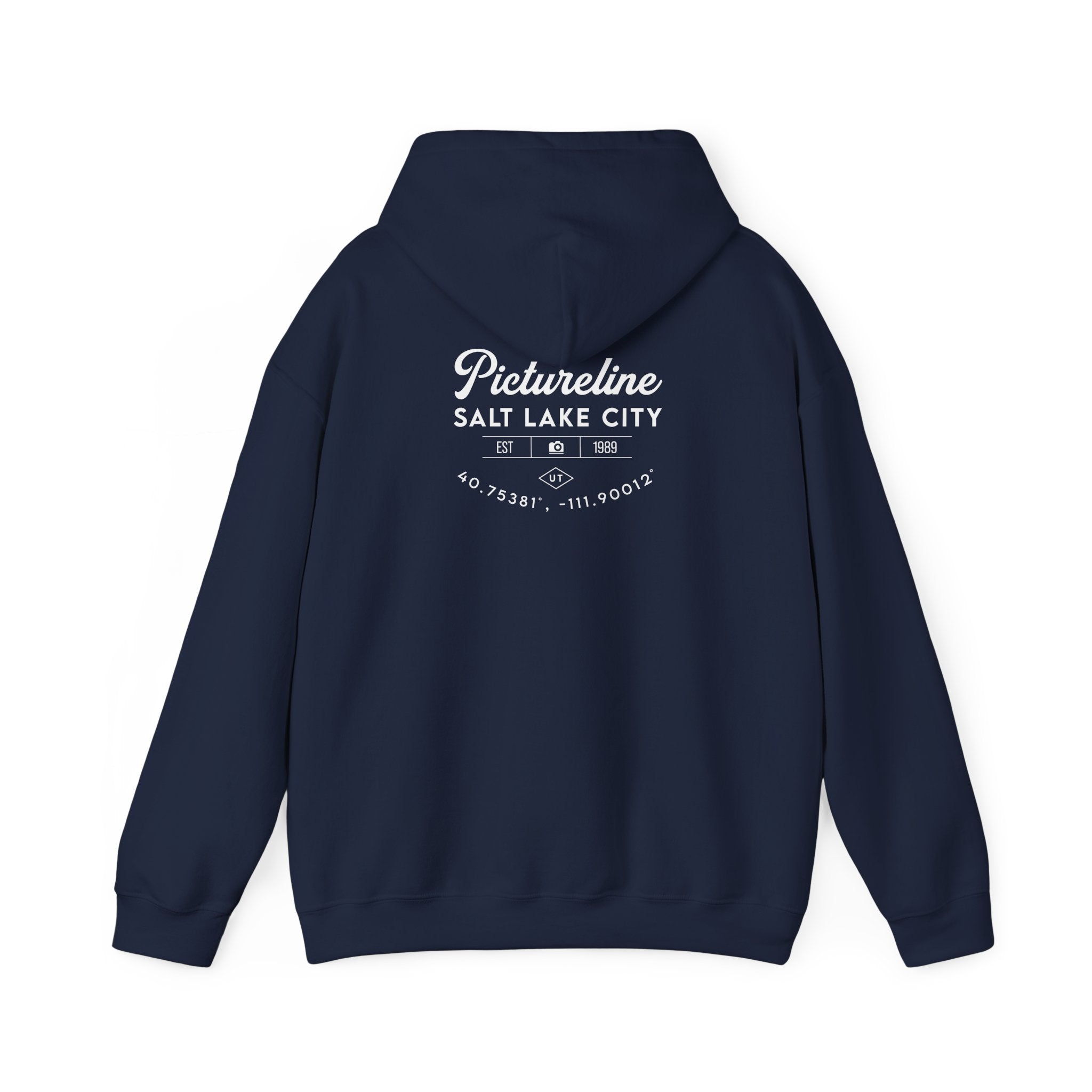 Old School Pictureline Unisex Hooded Sweatshirt (Back)