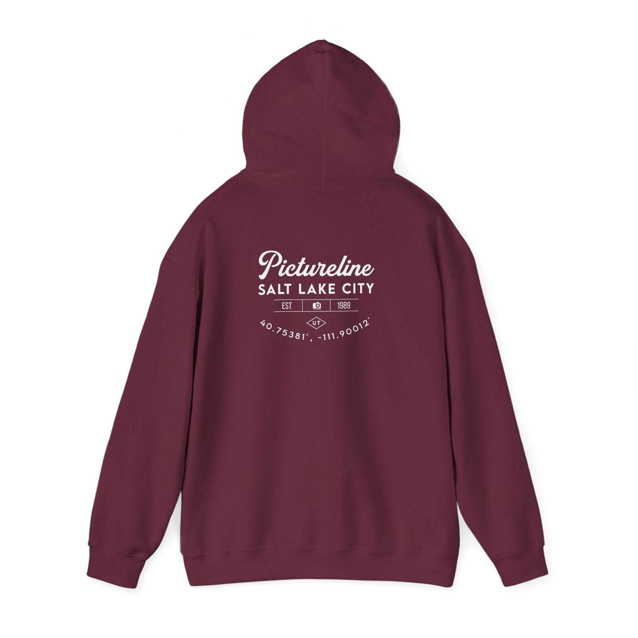 Old School Pictureline Unisex Hooded Sweatshirt (Back)