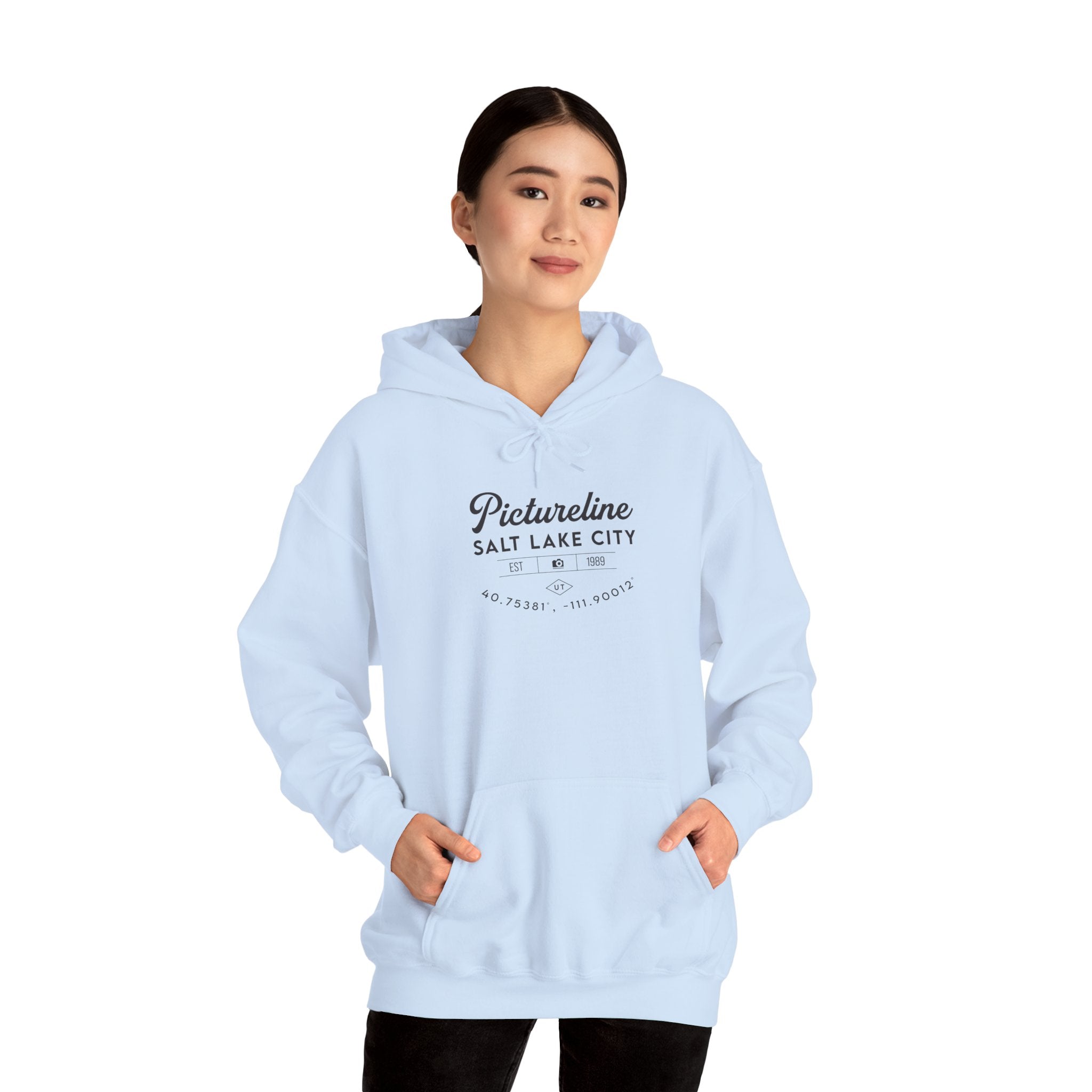 Old School Pictureline Unisex Hooded Sweatshirt (Front Design)