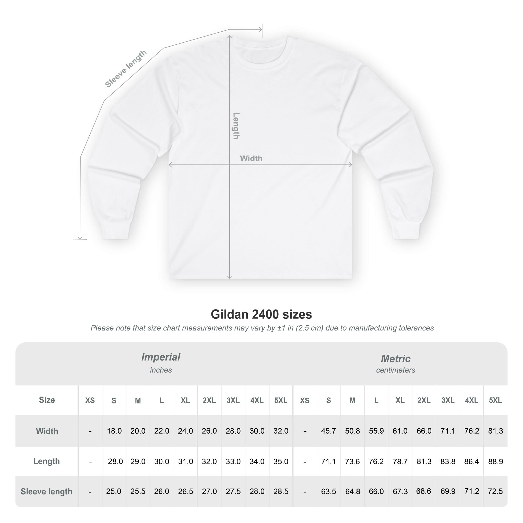 Plain Pictureline Unisex Long Sleeve Tee