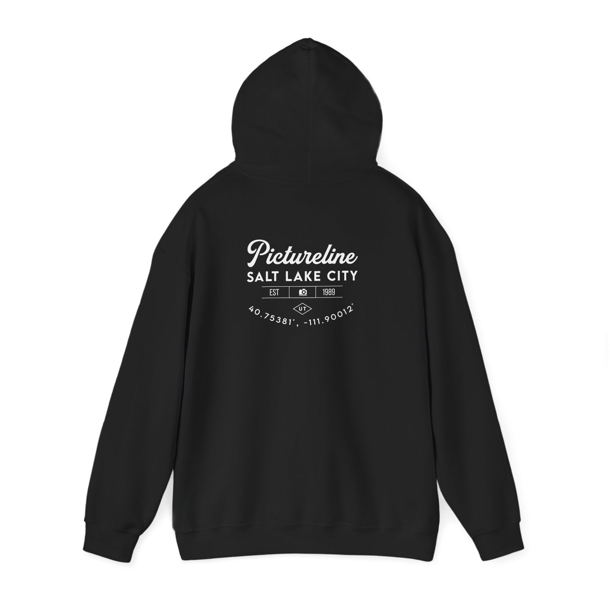 Old School Pictureline Unisex Hooded Sweatshirt (Back)