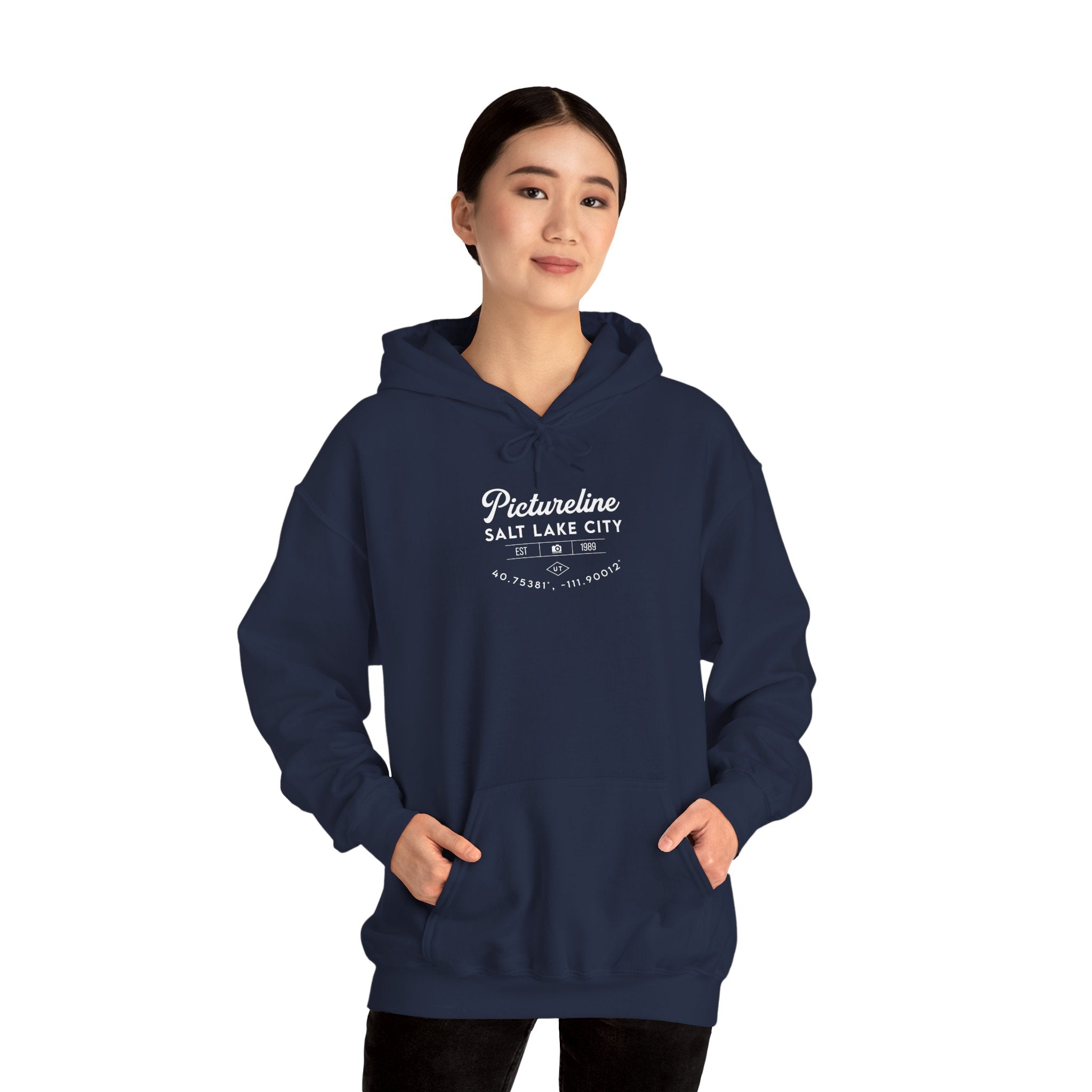 Old School Pictureline Unisex Hooded Sweatshirt (Front Design)
