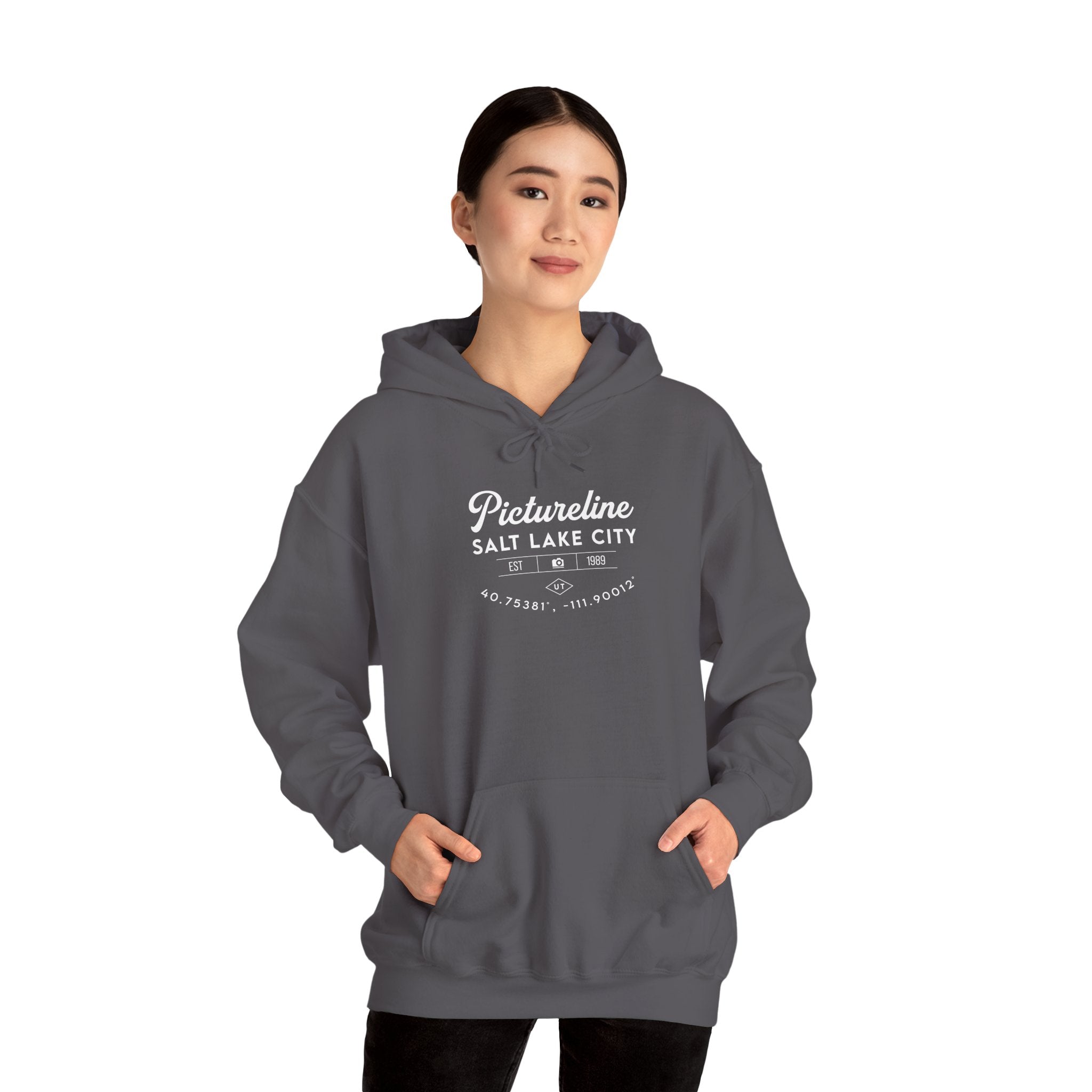 Old School Pictureline Unisex Hooded Sweatshirt (Front Design)