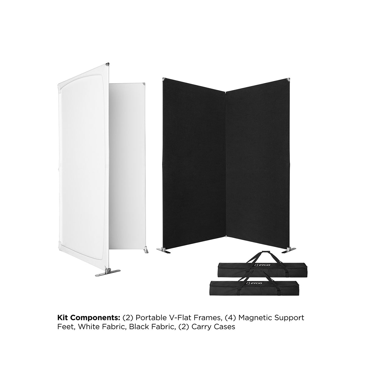 Westcott V-Flat 2-Pack (White & Black)