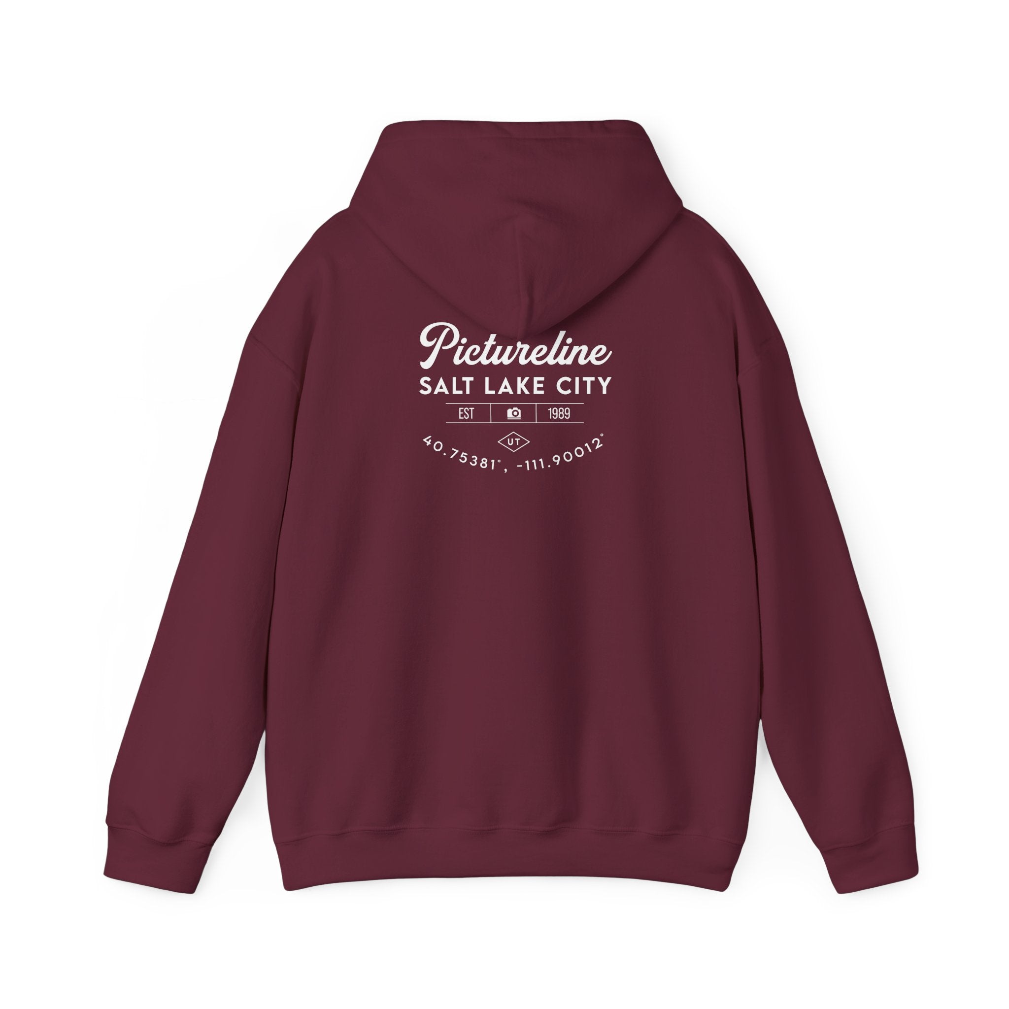 Old School Pictureline Unisex Hooded Sweatshirt (Back)