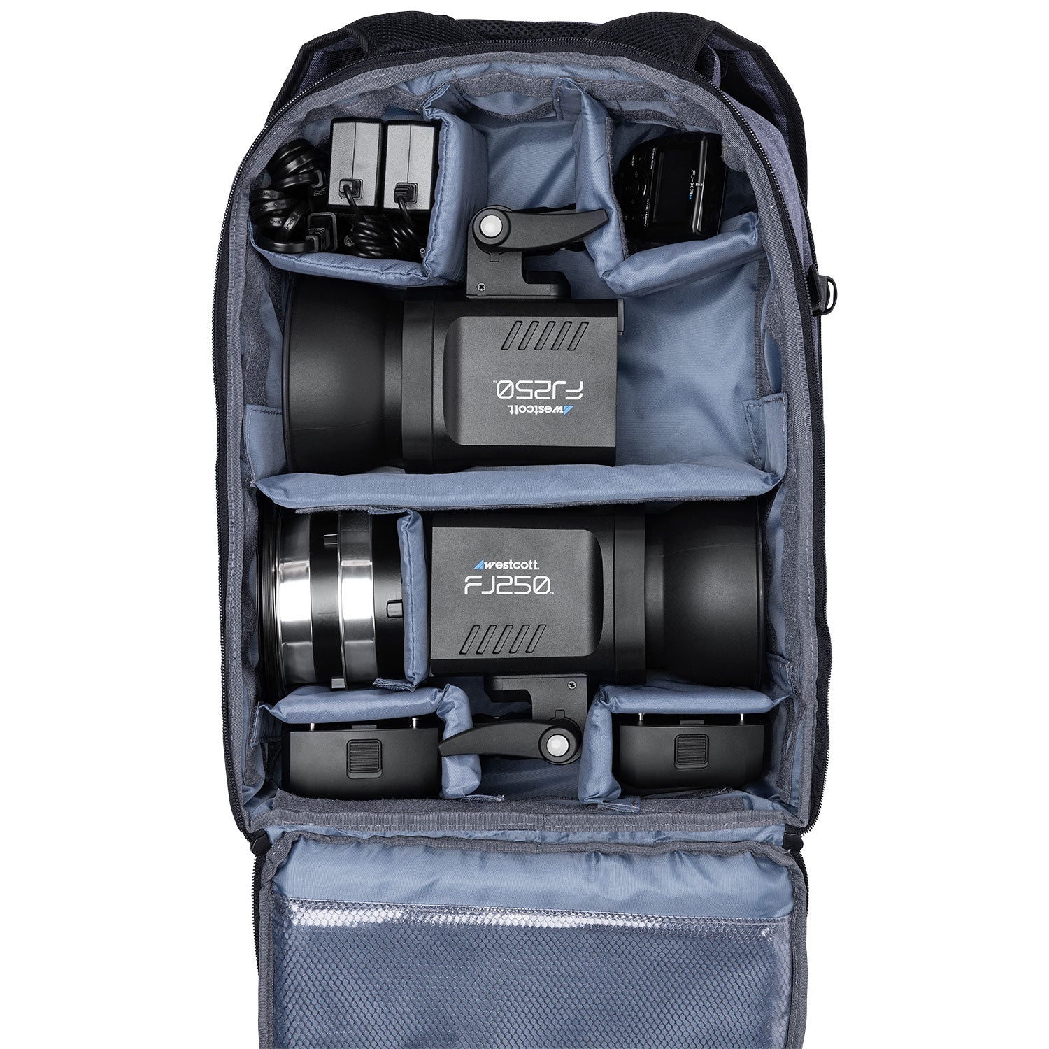Westcott FJ250 Strobe 2-Light Backpack Kit with FJ-X3 S Wireless Trigger for Sony Cameras