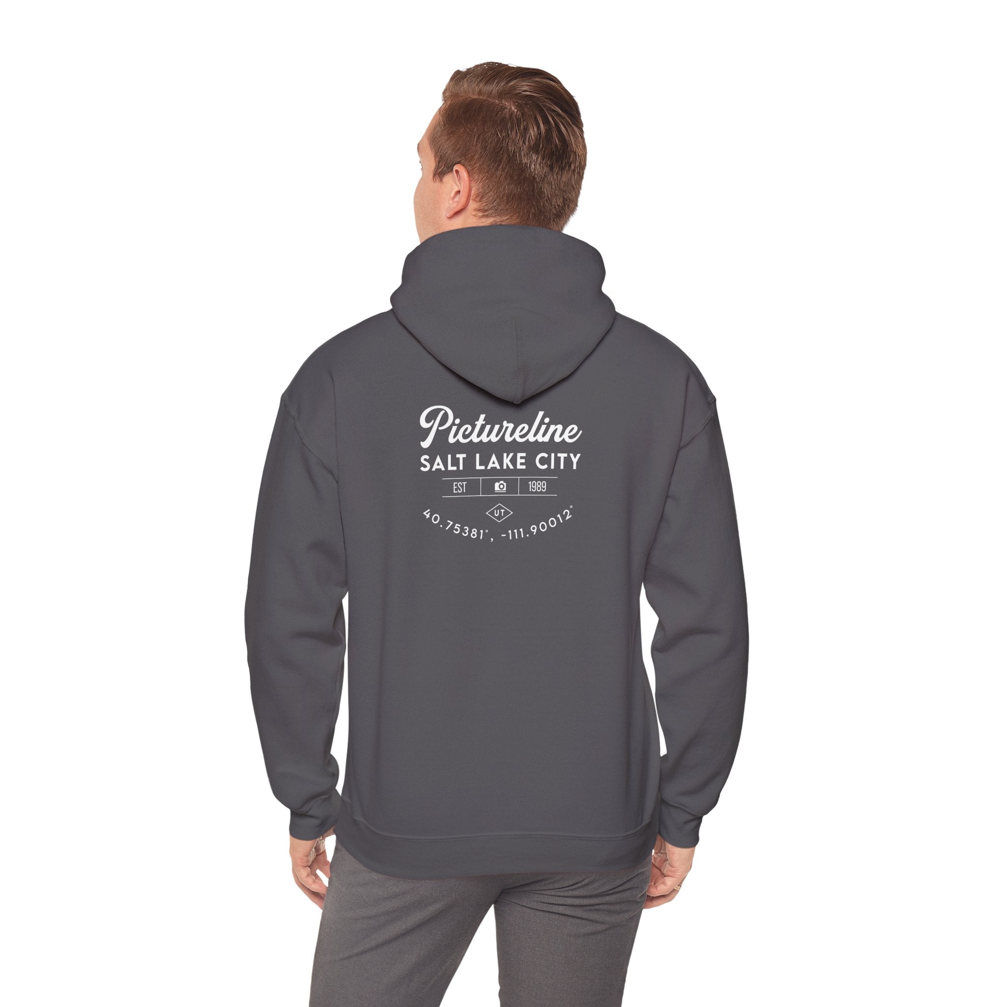 Old School Pictureline Unisex Hooded Sweatshirt (Back)