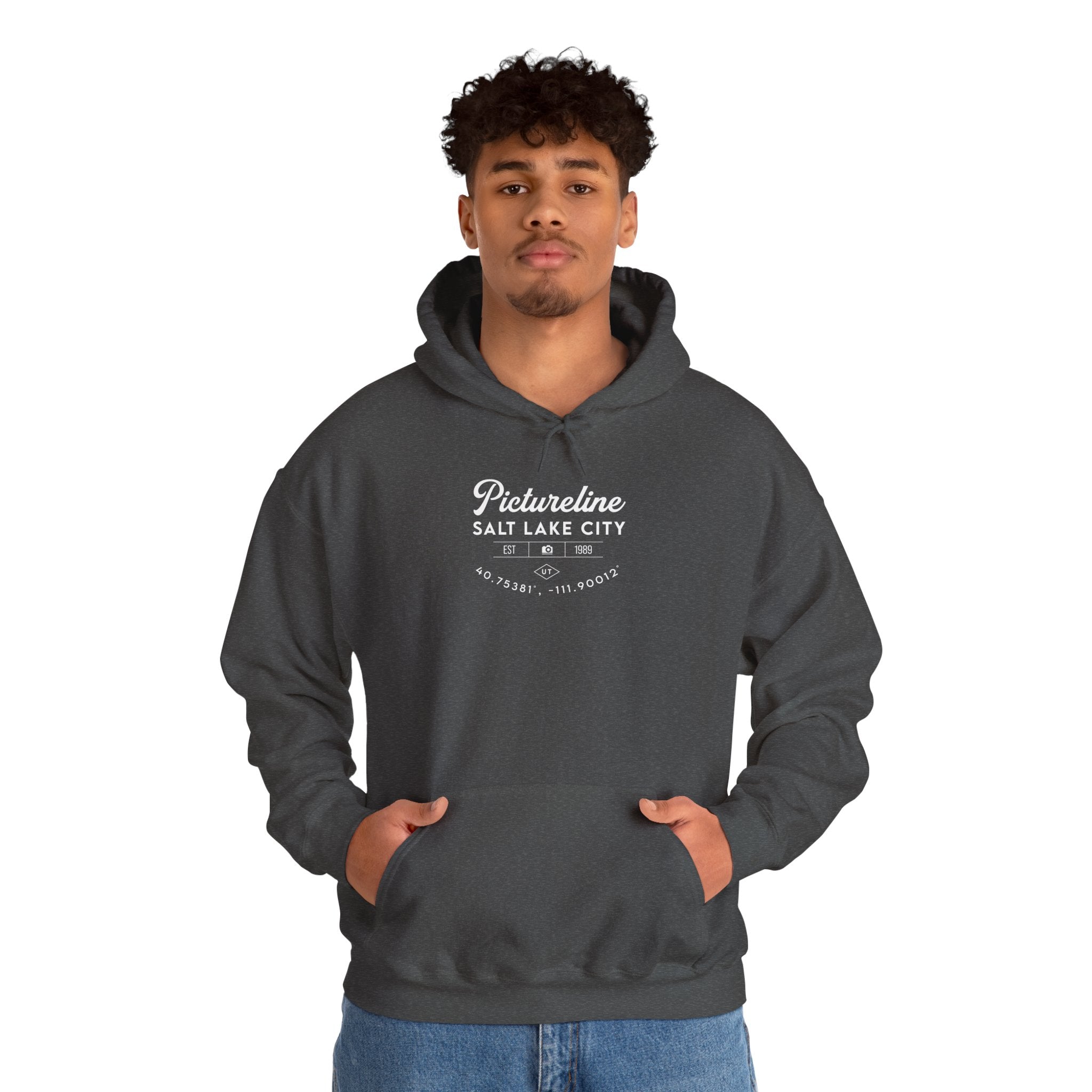 Old School Pictureline Unisex Hooded Sweatshirt (Front Design)