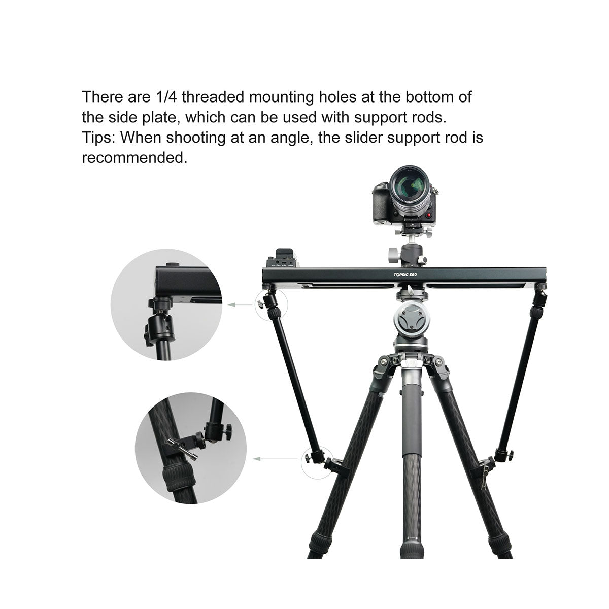 Accsoon TopRig Slider Support Rods