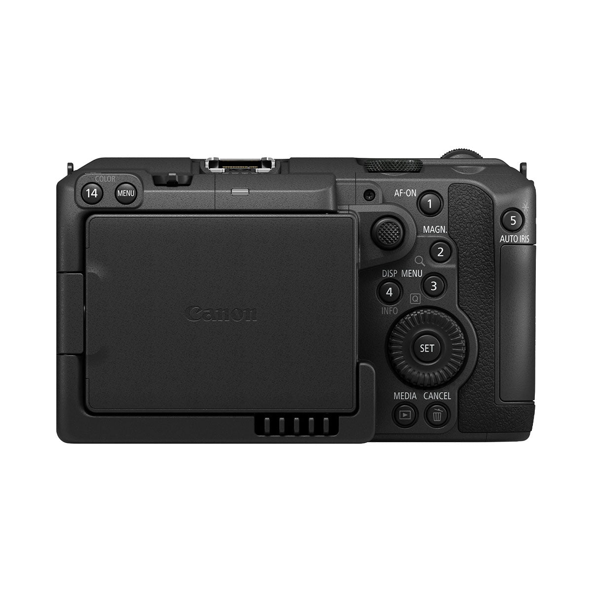 Canon C50 Cinema Camera Body Back View Available at Pictureline