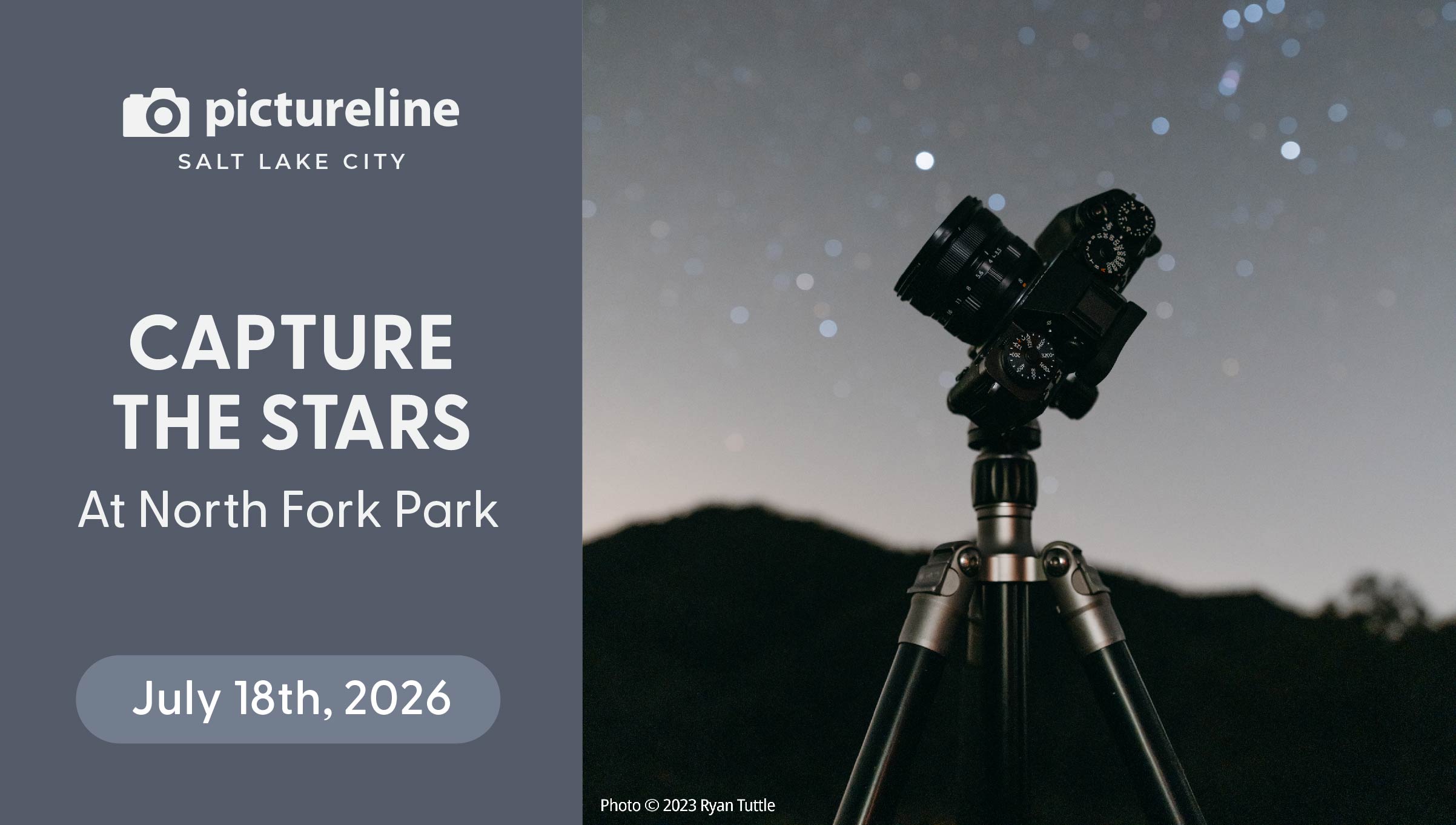 Capture the Stars at North Fork Park, Ogden Valley – July 18th, 2026