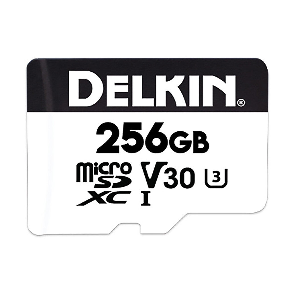 Delkin Devices 256GB UHS-I microSDXC (v30) Memory Card with SD Adapter