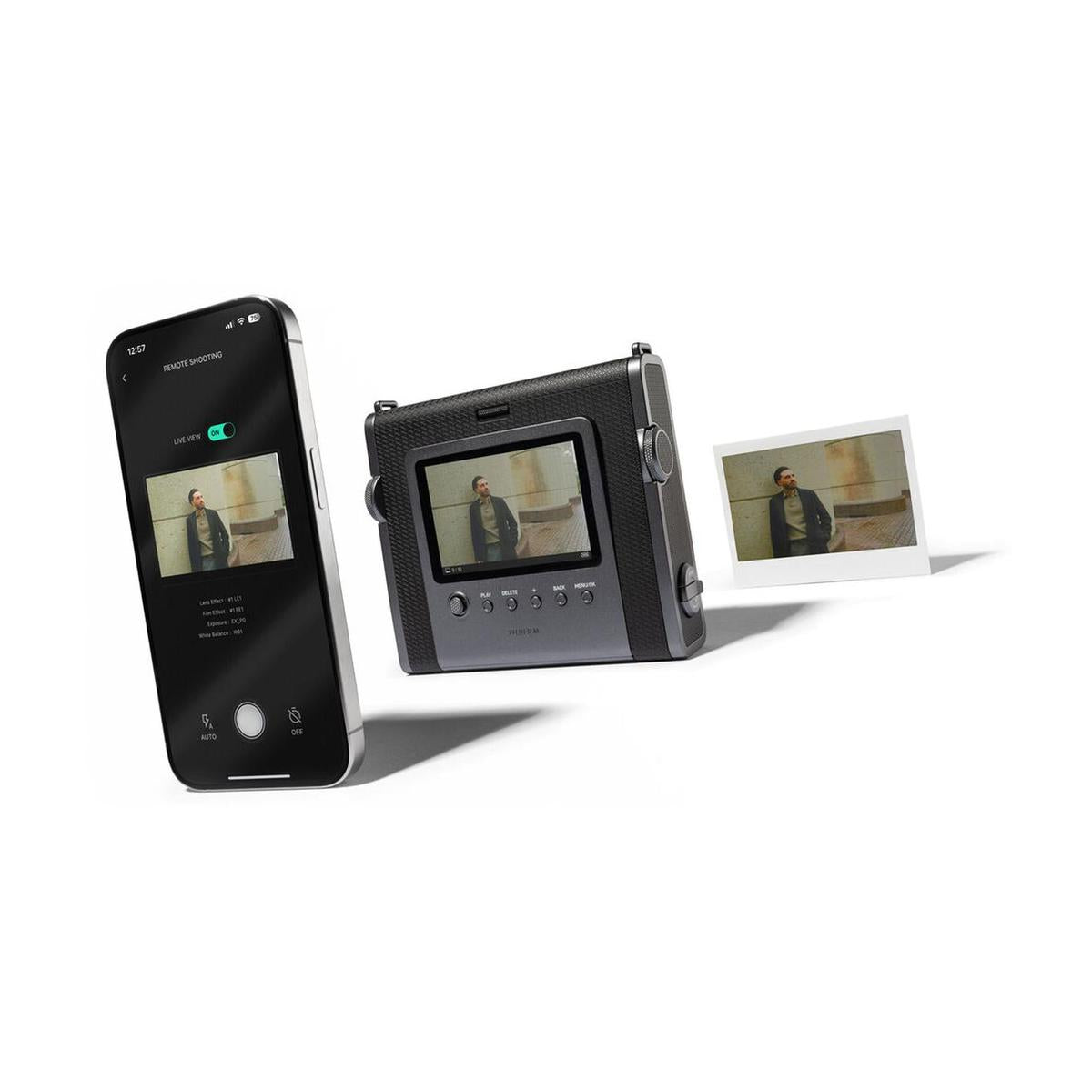 Fujifilm INSTAX Wide Evo Hybrid Instant Film Camera