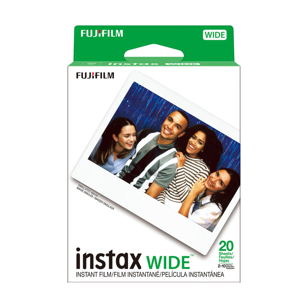Fujifilm INSTAX Wide Film Twin Pack (20 Exposures)