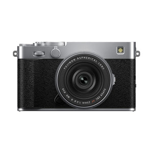 Fujifilm X-E5 Mirrorless Camera with XF 23mm F2.8 R WR Lens (Silver)