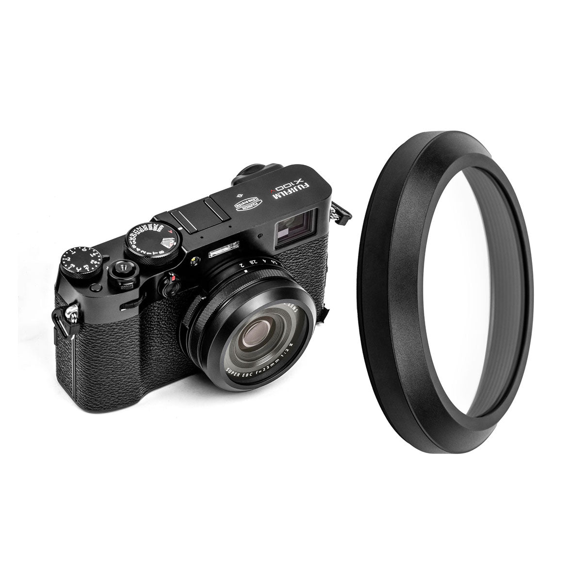 Fujifilm X100V ブラック完動品｜メンテナンス済｜ケース・フィルター NiSi NC UV Filter II for Fujifilm X100 Series Cameras (Black)
