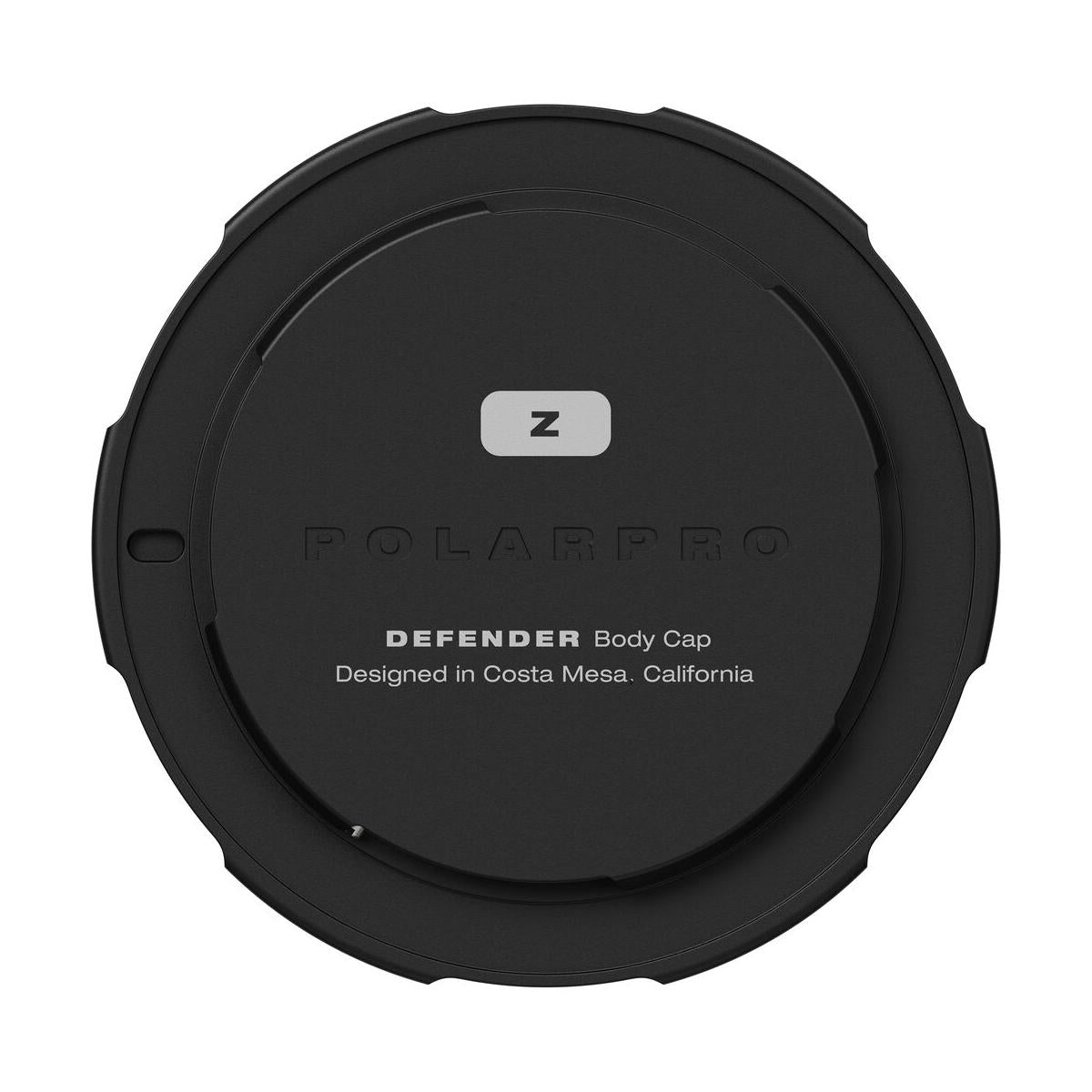 PolarPro Defender Body Cap for Nikon Z Mount (Black)