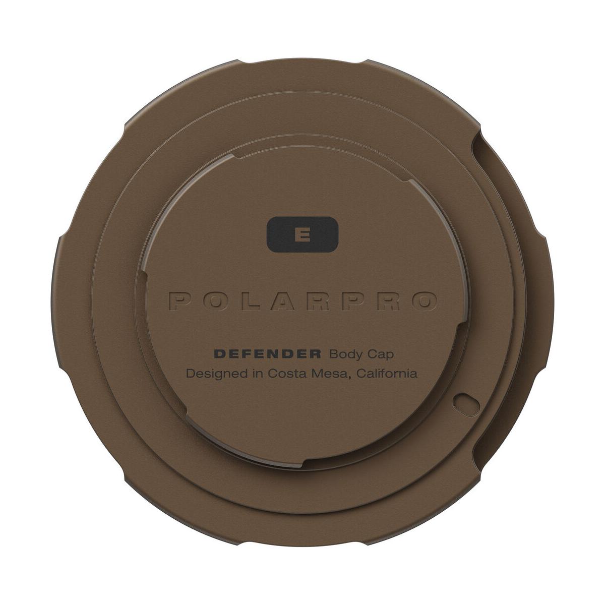 PolarPro Defender Body Cap for Sony E Mount (Desert)