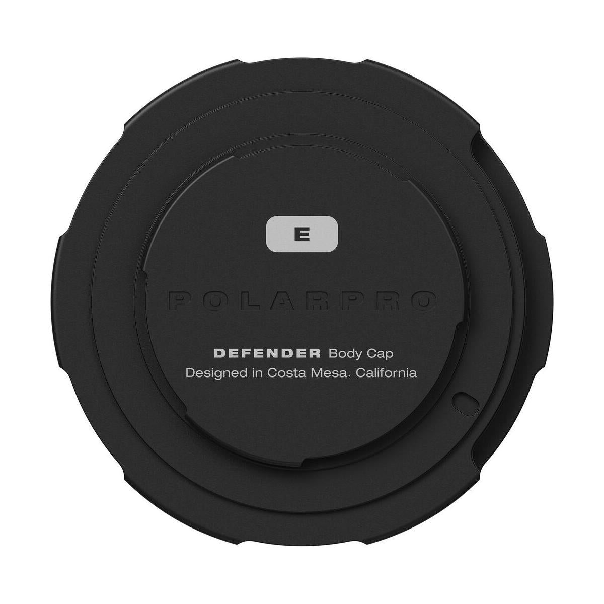 PolarPro Defender Body Cap for Sony E Mount (Black)