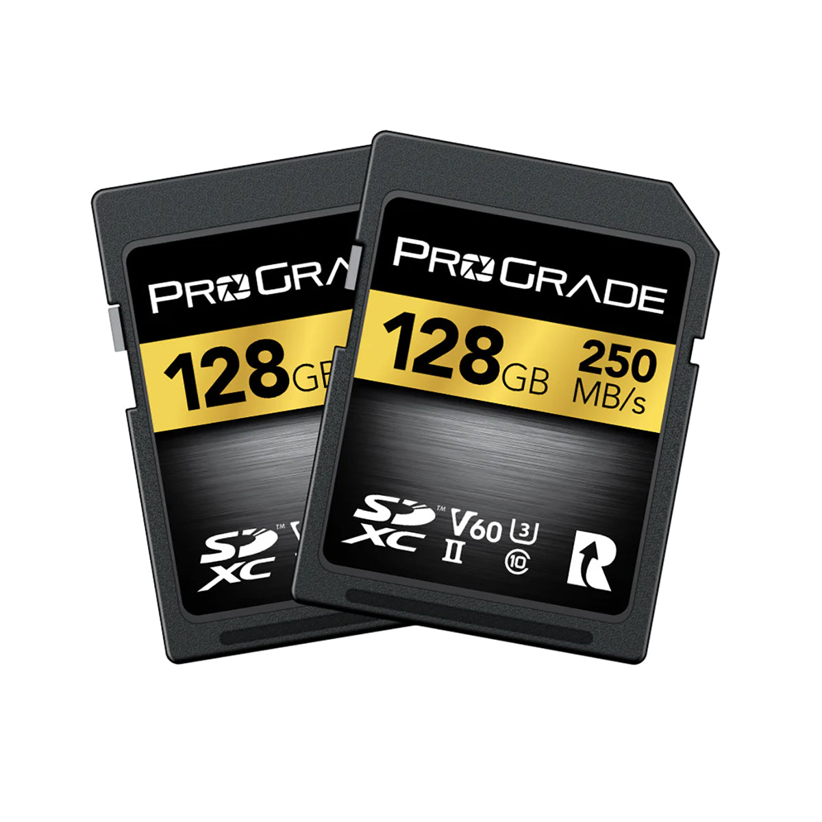 ProGrade Digital 128GB UHS-II V60 SDXC Memory Card (2-Pack)