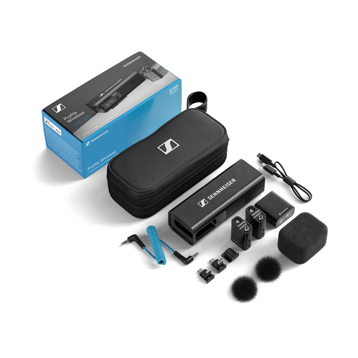 Sennheiser Profile 2-Person Clip-On Wireless Microphone System/Recorder