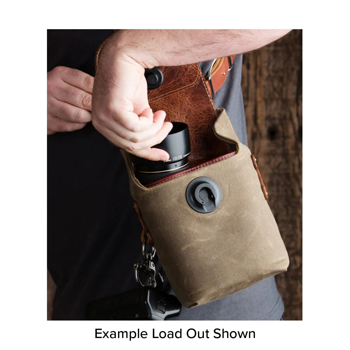 HoldFast Sightseer Lens Pouch - Medium-Wide (Olive)