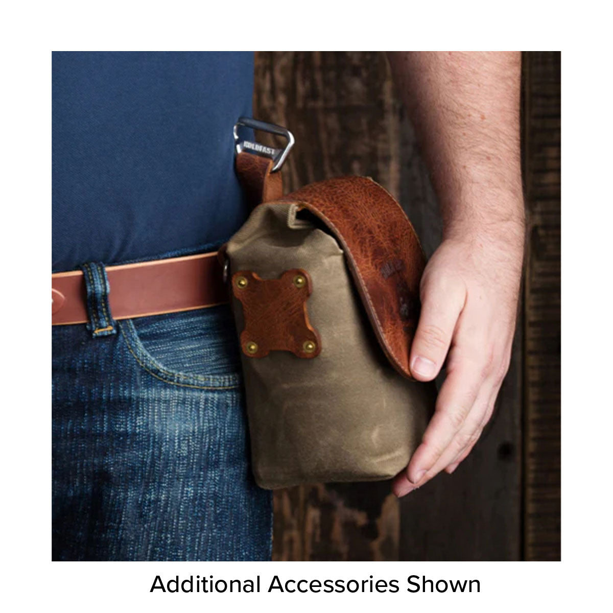 HoldFast Sightseer Lens Pouch - Medium-Wide (Olive)