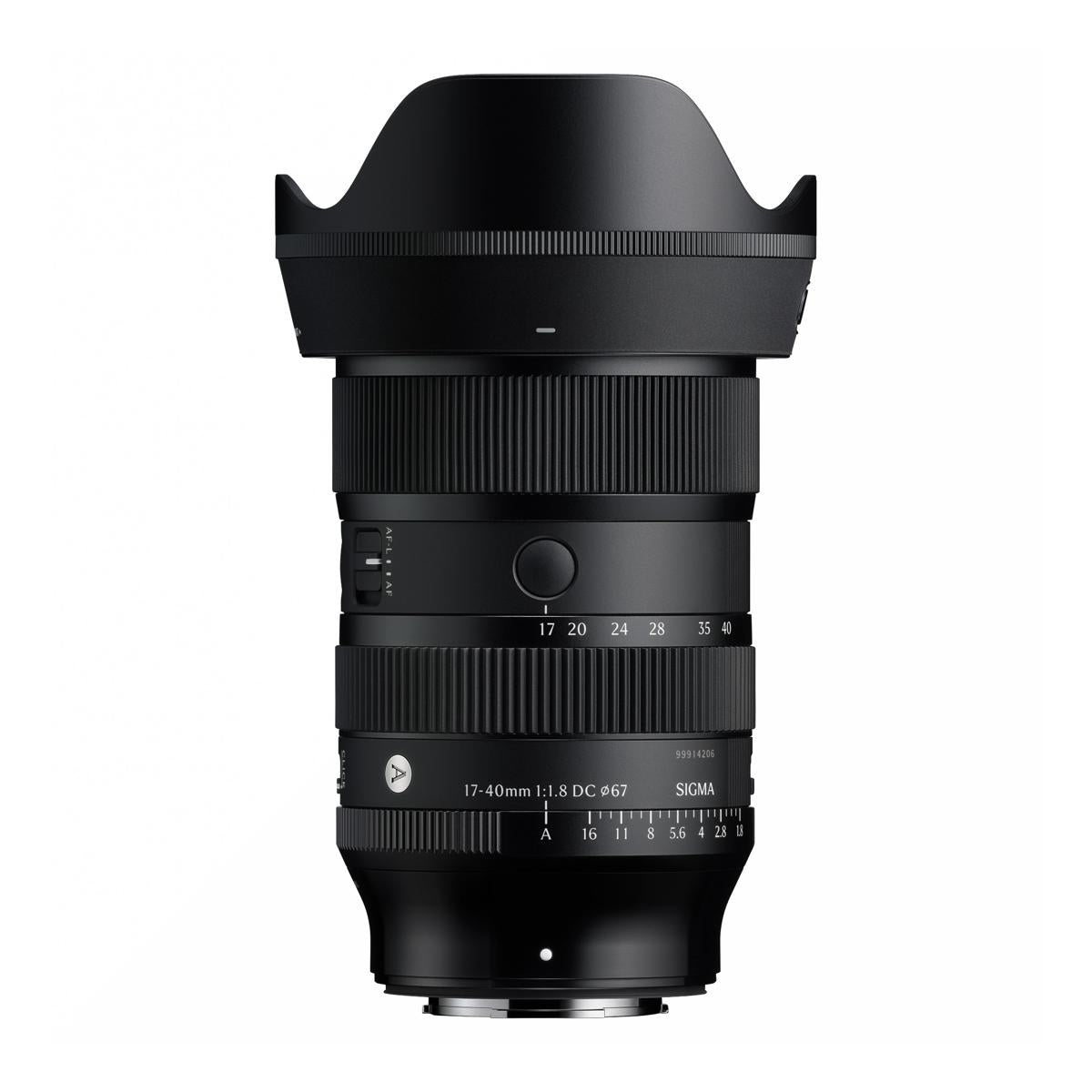 Sigma 17-40mm f/1.8 DC ART Lens for Fuji X-Mount (APS-C)