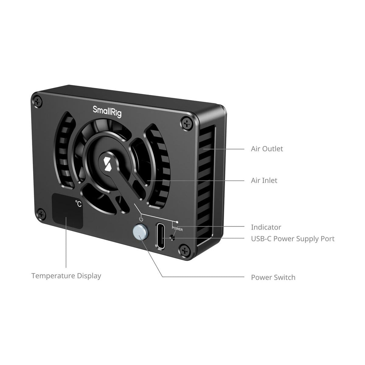 SmallRig Cooling Fan for Sony / Canon / Fuji Cameras