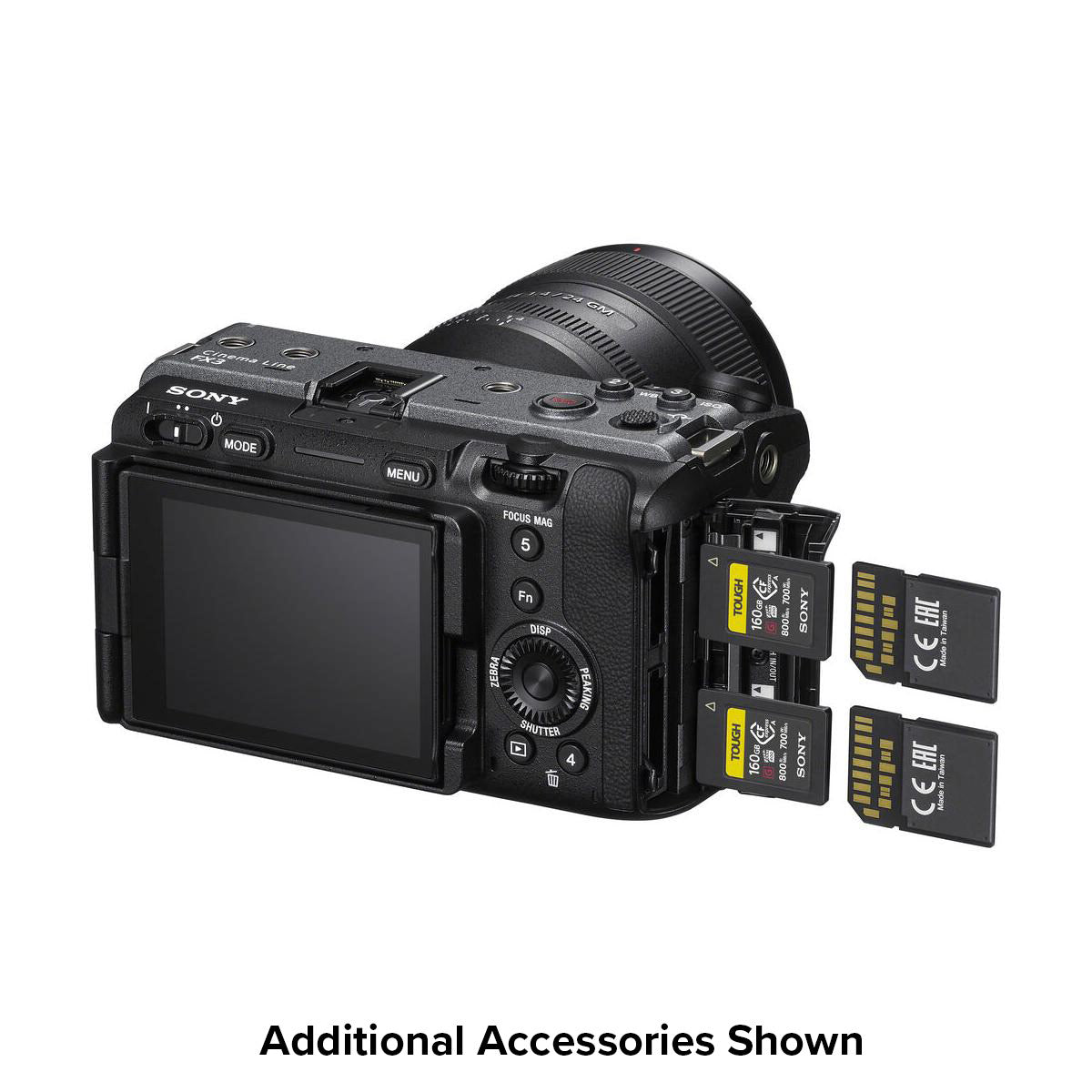 Sony FX3A Full Frame Cinema Camera Card Slots Available at Pictureline