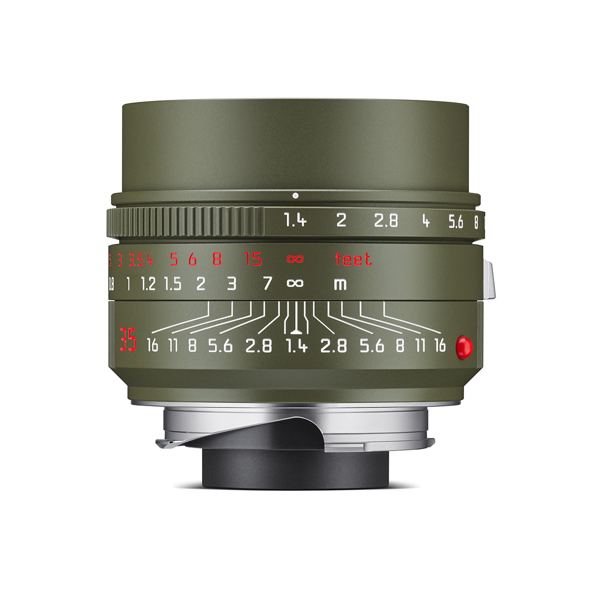 Leica 35mm f/1.4 Summilux-M ASPH Lens (Safari Green)