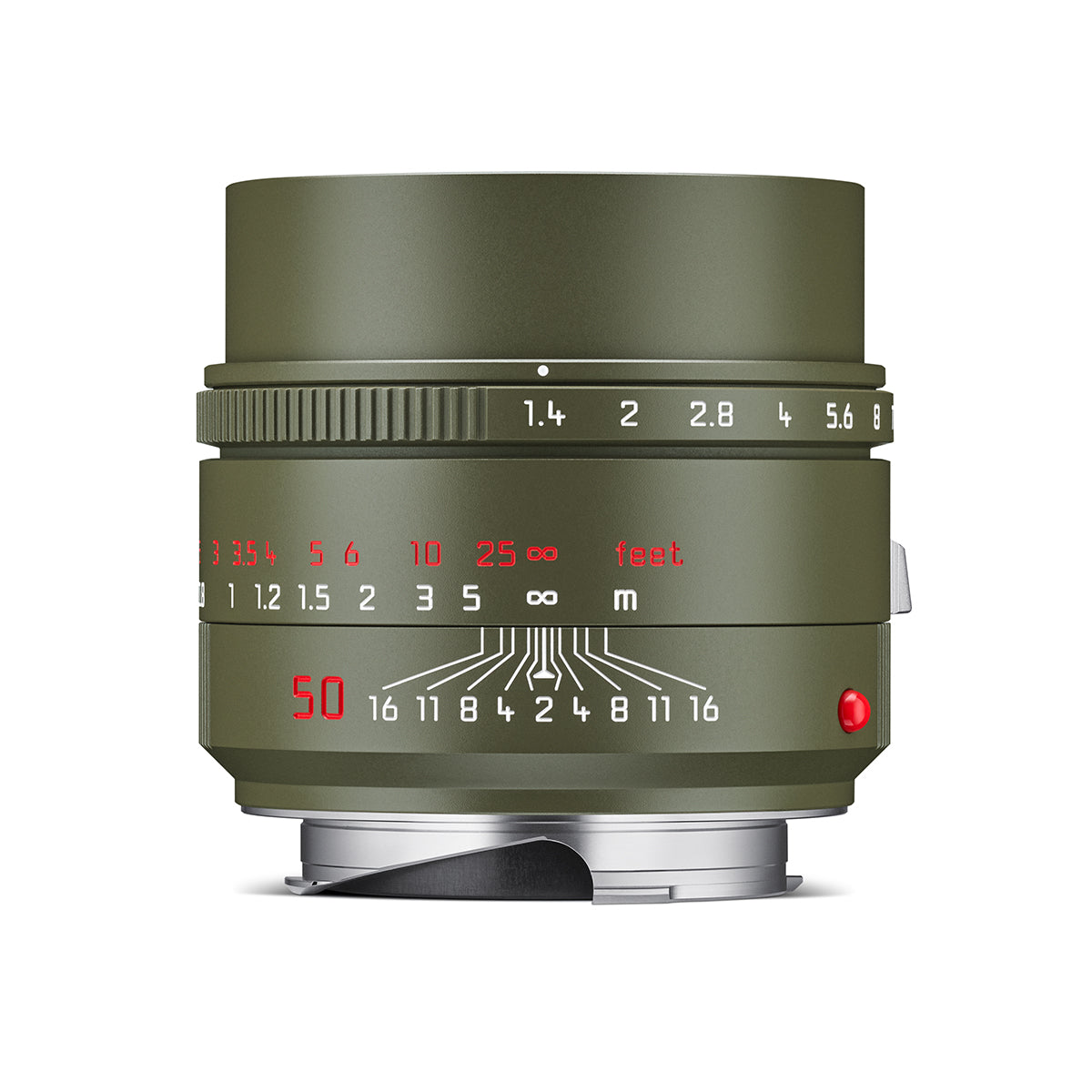 Leica 50mm f/1.4 Summilux-M ASPH Lens (Safari Green)