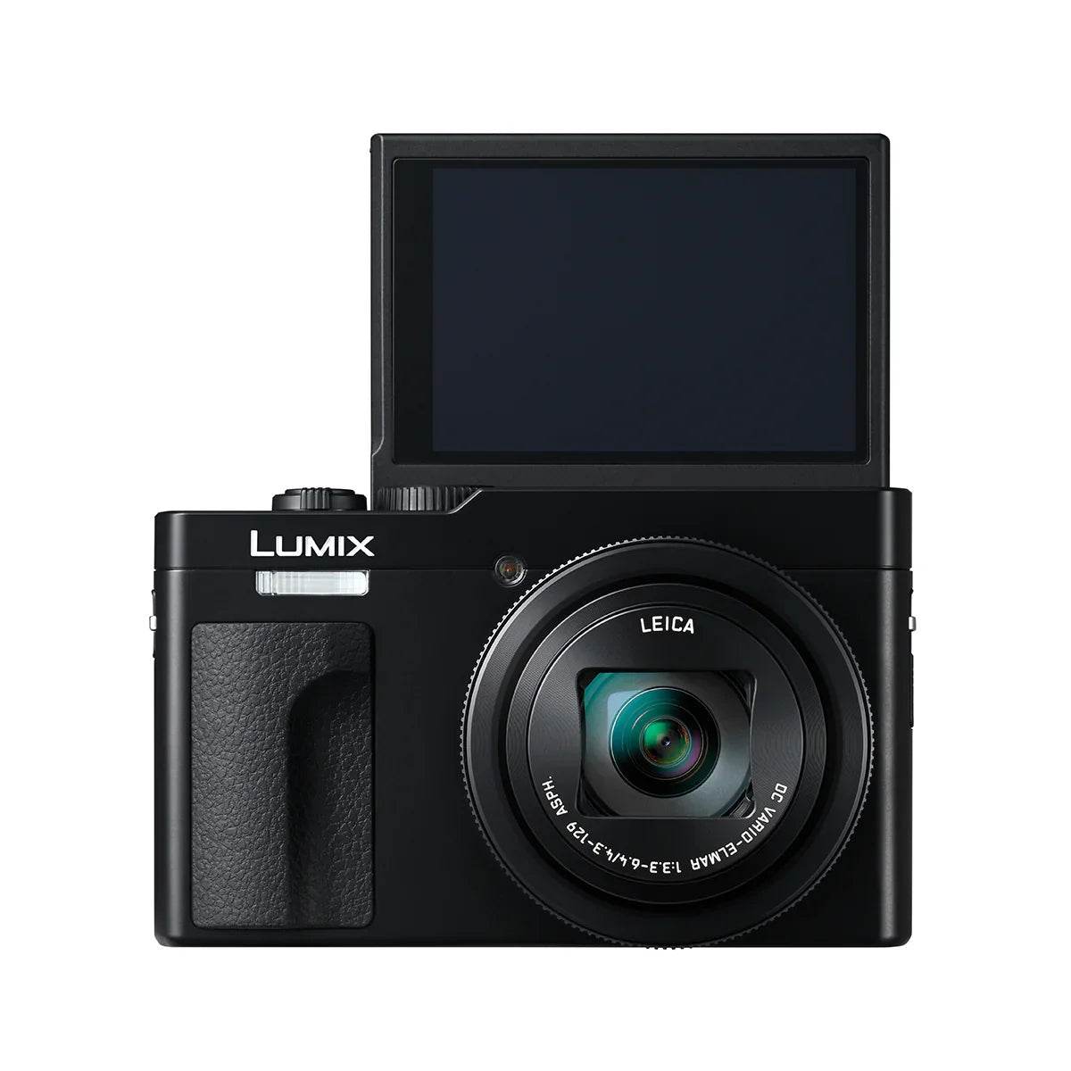 Panasonic Lumix DC-ZS99 Digital Camera in Black with monitor visible