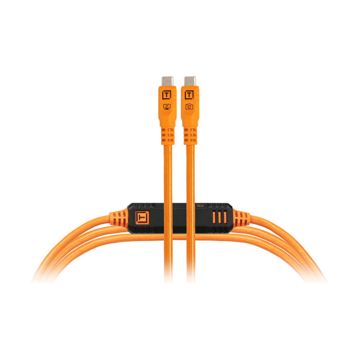 Tether Tools TetherPro Optima LeverLock and Cable Kit 10G USB-C, 15’ Orange