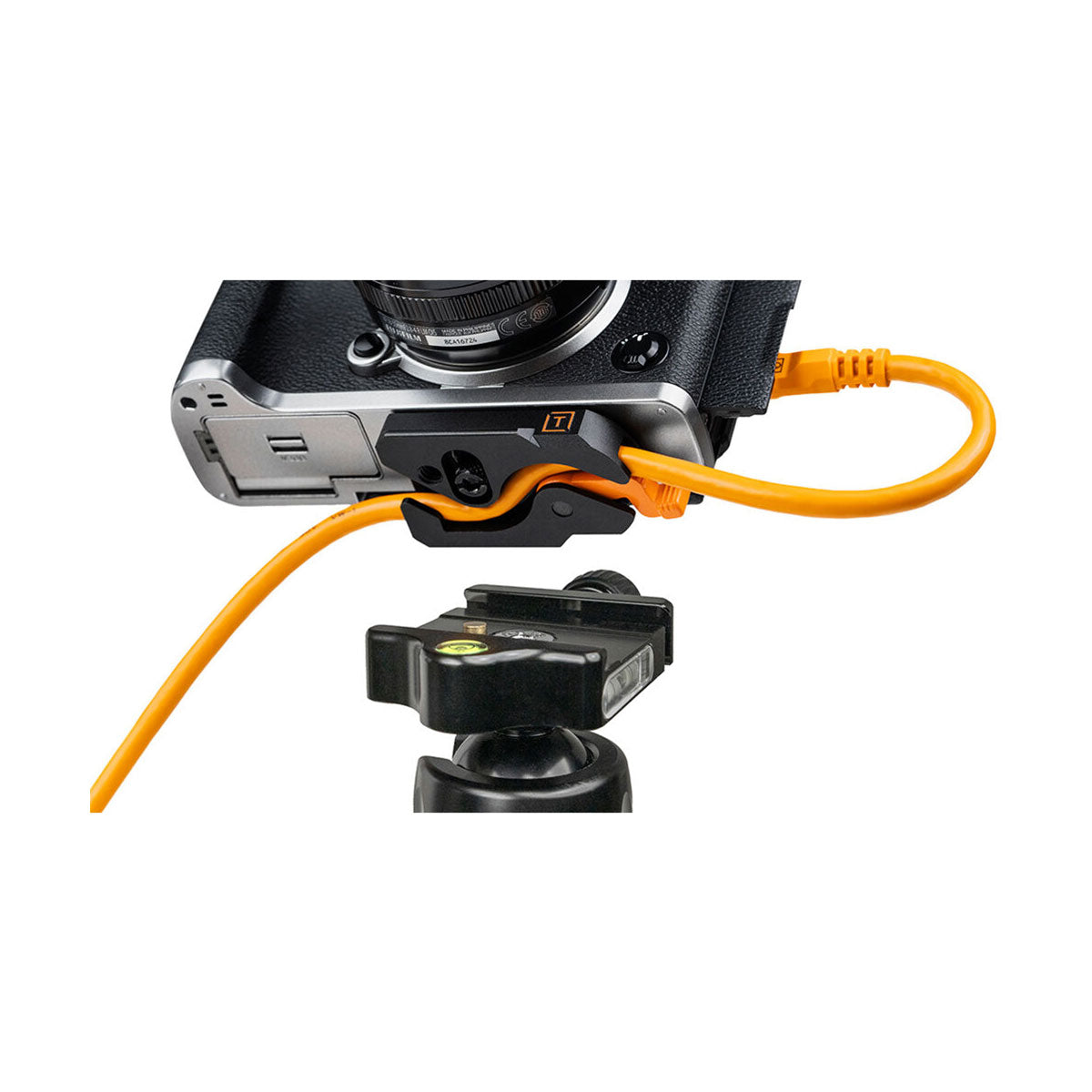 Tether Tools TetherPro Optima LeverLock and Cable Kit 10G USB-C, 15’ Orange