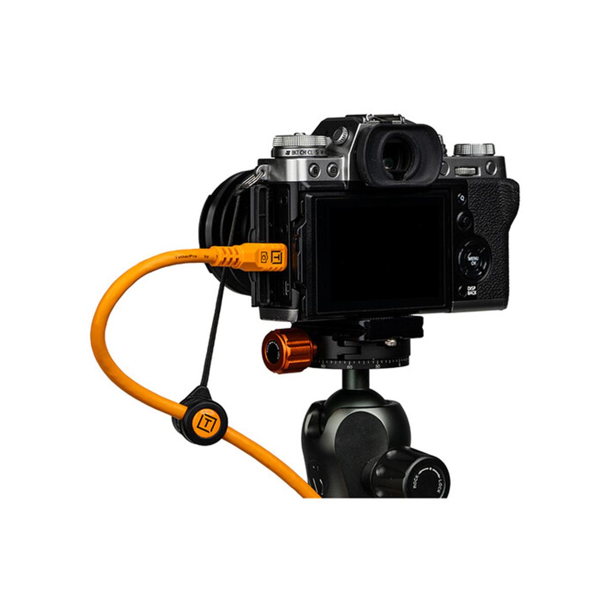 Tether Tools TetherPro Optima Starter Tethering Kit 10G USB-C, 15’ Orange
