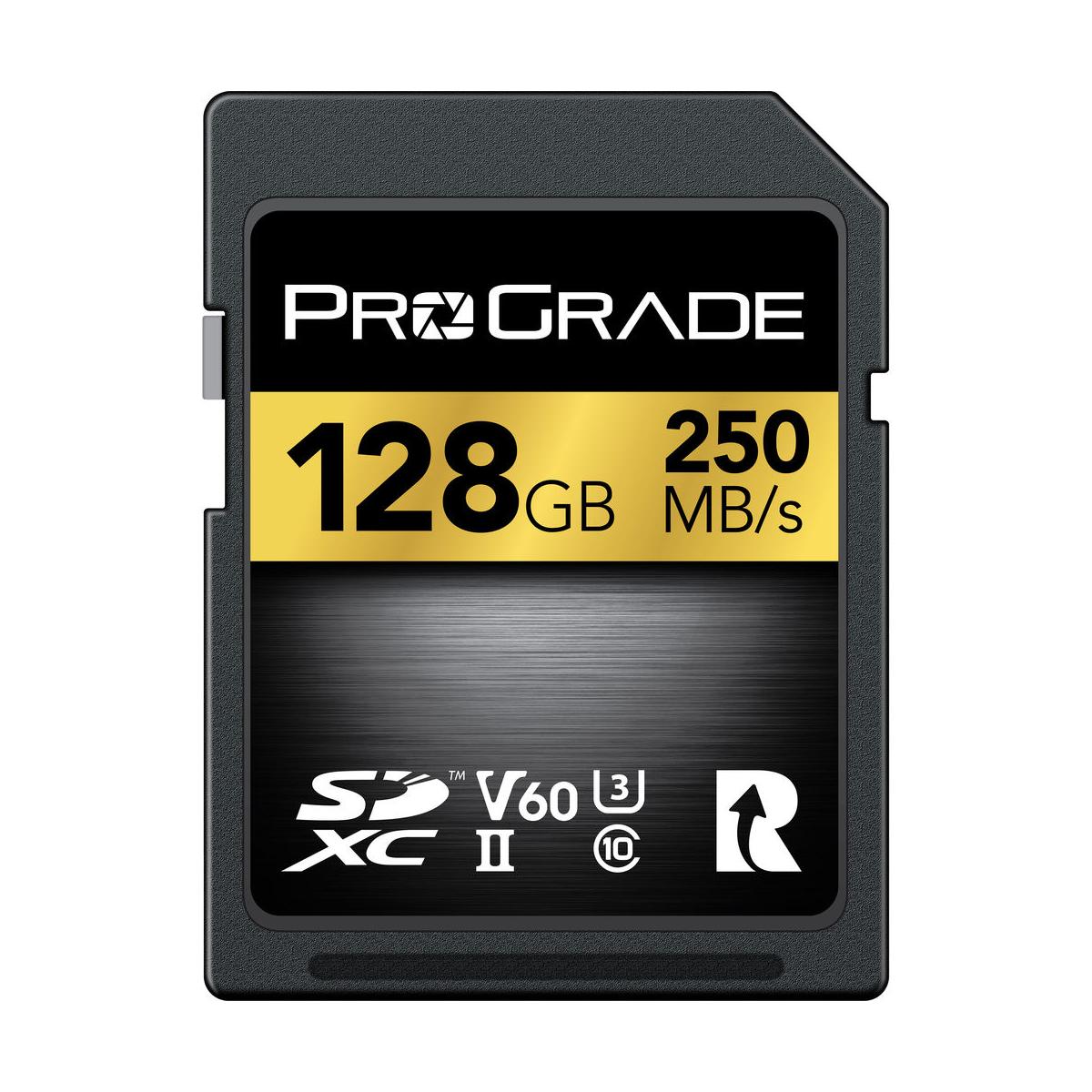 ProGrade Digital 128GB UHS-II SDXC (V60) Gold Memory Card