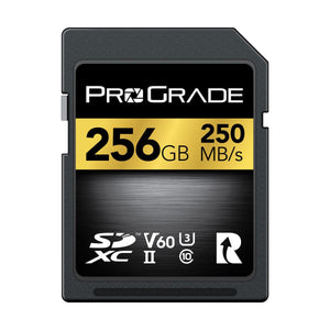 ProGrade Digital 256GB UHS-II SDXC (V60) Gold Memory Card