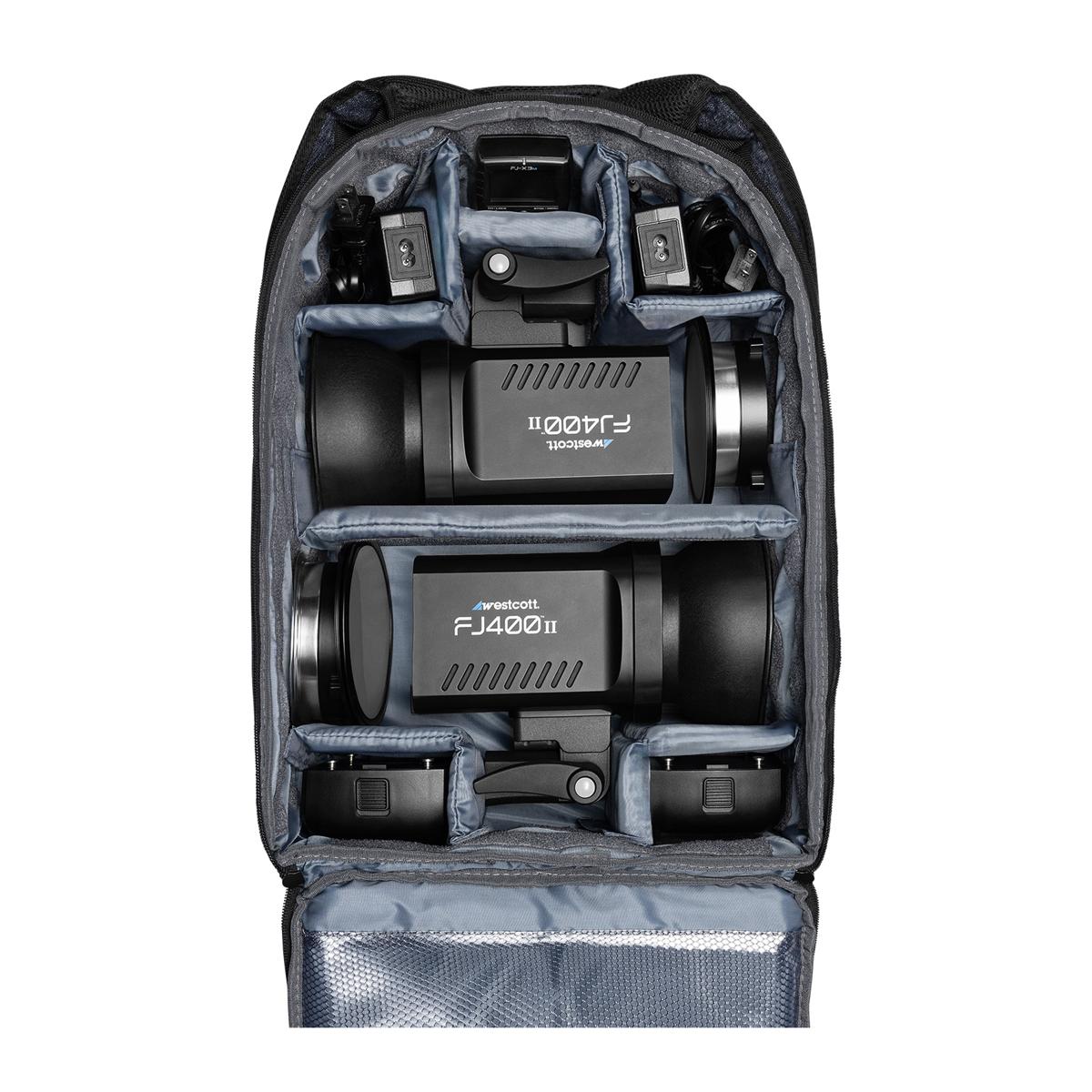 Westcott FJ400 II Strobe 2-Light Backpack Kit with FJ-X3 S Wireless Trigger for Sony Cameras