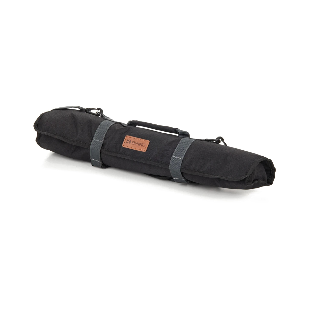 Benro BlackBird Carbon Fiber Tripod with N00P Ball Head — closed carry case view view