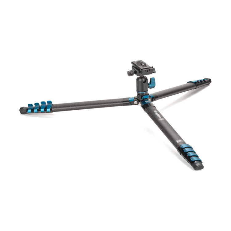 Benro BlackBird Carbon Fiber Tripod with N00P Ball Head — low angle tripod view view