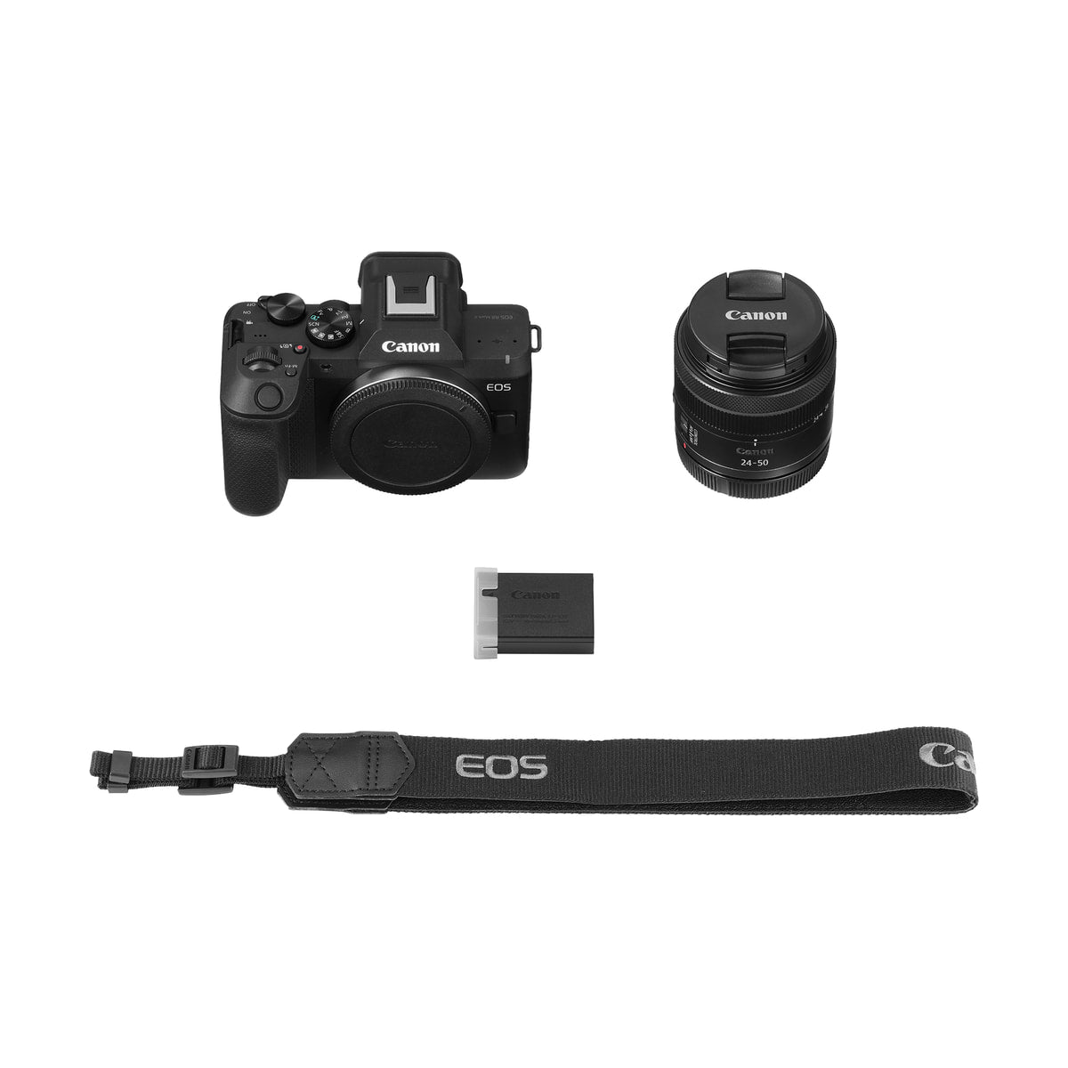Canon EOS R8 Mark II Mirrorless Camera with RF 24-50mm f/4.5-6.3 IS STM Lens — kit view