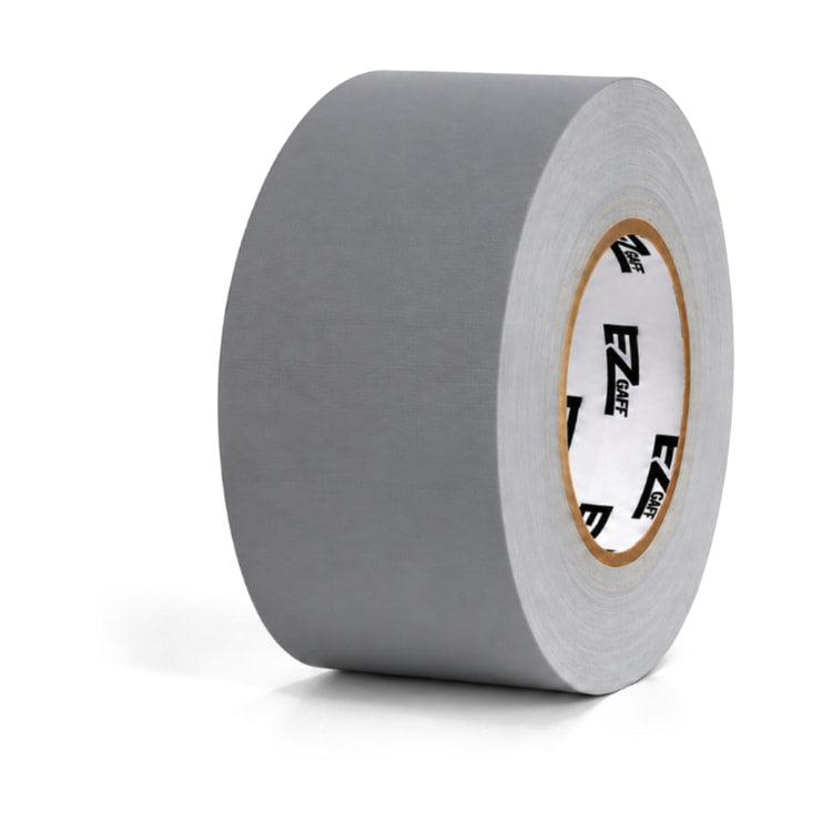 Filmcraft EZGaff Gaffer Tape Gunmetal Grey 2”x55yd — single 2 inch gunmetal tape roll product view view