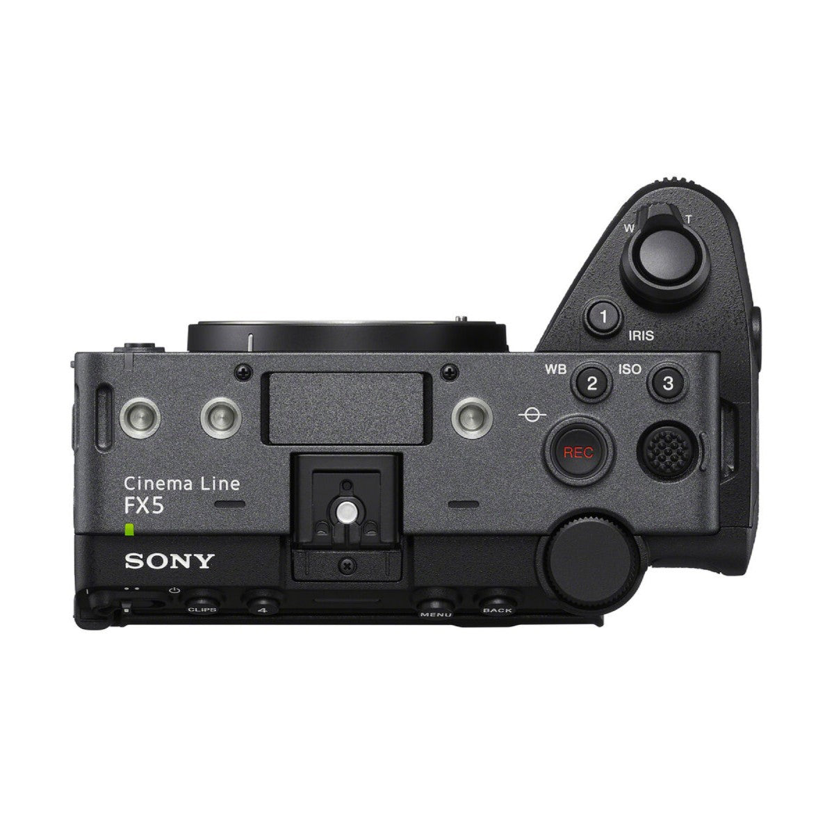 Sony FX5 full-frame cinema camera with XLR handle unit, product view 6