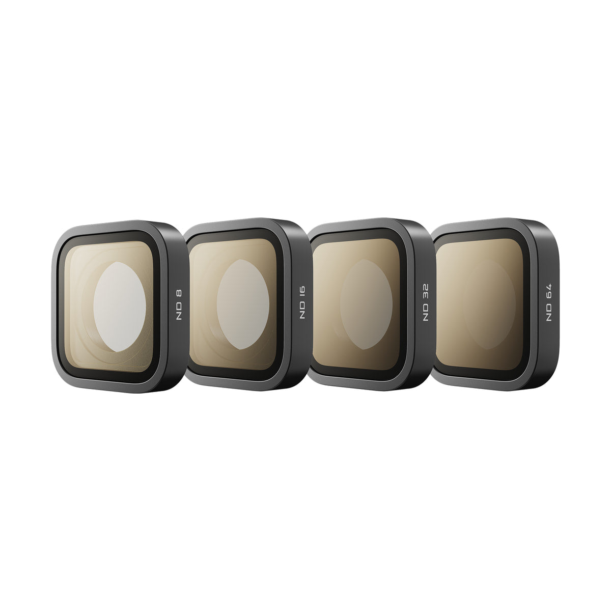 GoPro ND Filter 4-Pack for Mission 1 Cameras — four nd filters front view view